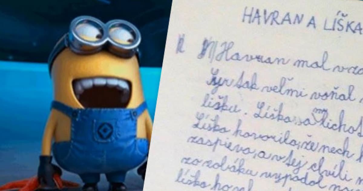 Mal napísať ponaučenie z bájky o havranovi a líške. Toto nemá chybu!