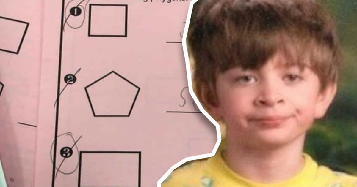 Na domácu úlohu z matematiky mal pomenovať mnohouholníky. Tak pomenoval
