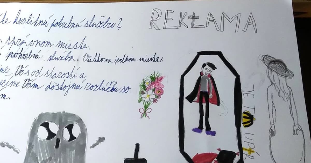 Na slovenčine mali vymyslieť reklamu: „Myslím, že pani učiteľka nabudúce zváži zadanie!“