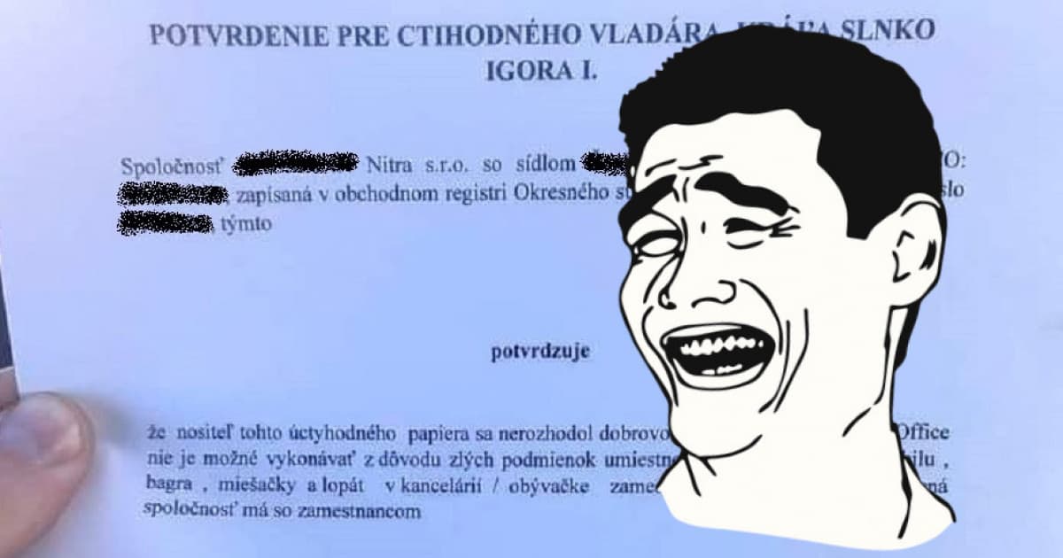 Zamestnávateľ mu vystavil špeciálne potvrdenie. Toto teraz ukazuje policajtom!