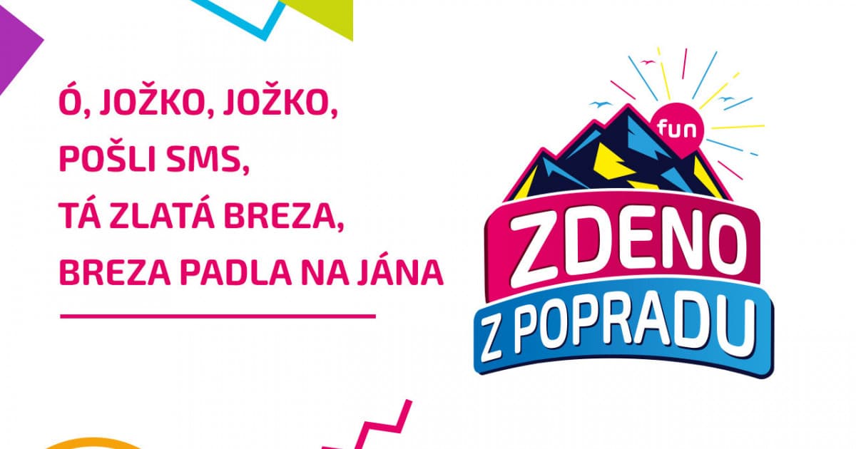 ZDENO Z POPRADU: "Ó, Jožko, Jožko, pošli SMS, tá zlatá breza, breza padla na Jána "