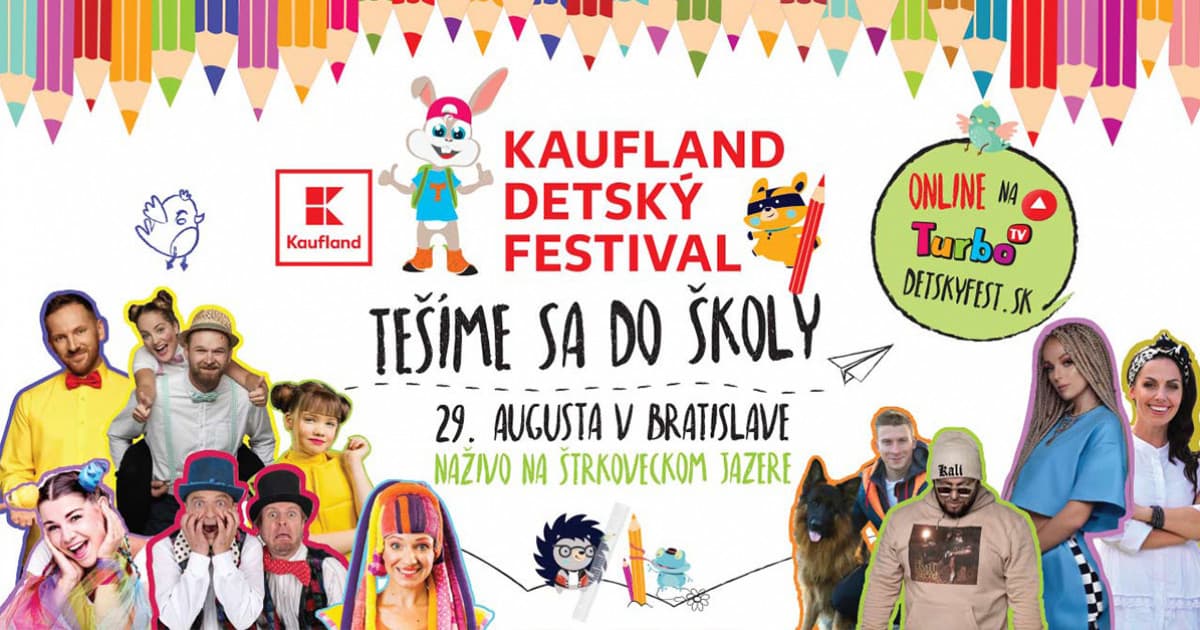 Nový školský rok začne detským festivalom. Nebude chýbať Miro Jaroš, Fíha Tralala, či Sima a Kali