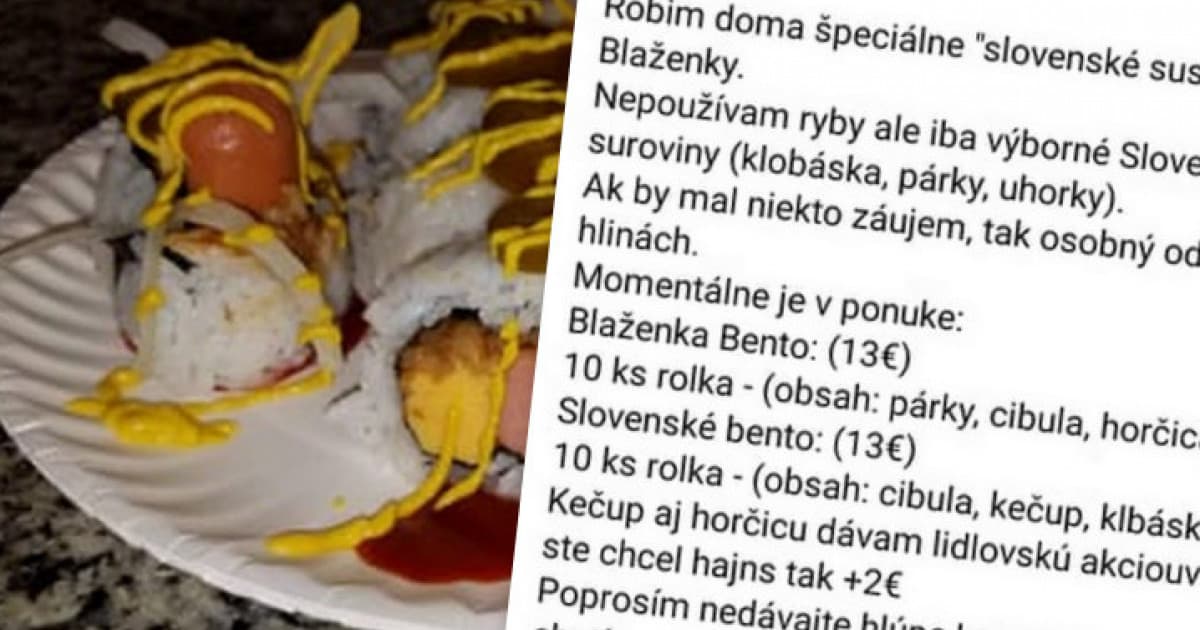 Slovenka vyrába domáce slovenské sushi. Toto musíme vyskúšať!