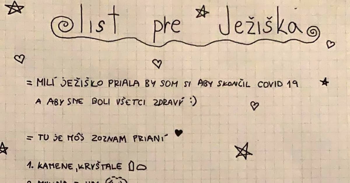List pre Ježiška so zvláštnym želaním: „Bod číslo 16 má zaskočil!“