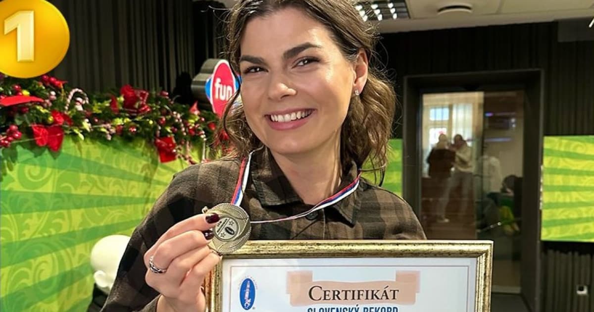 Naša Andrea vytvorila nový slovenský rekord!