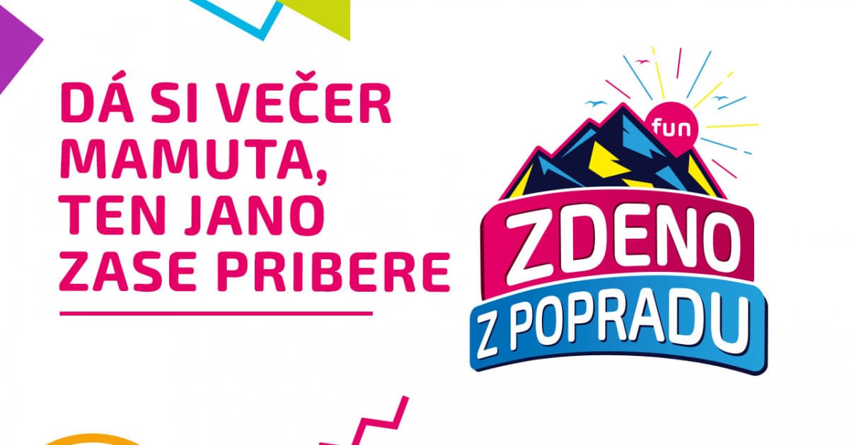 ZDENO Z POPRADU: "Dá si večer mamuta, ten Jano zase pribere"