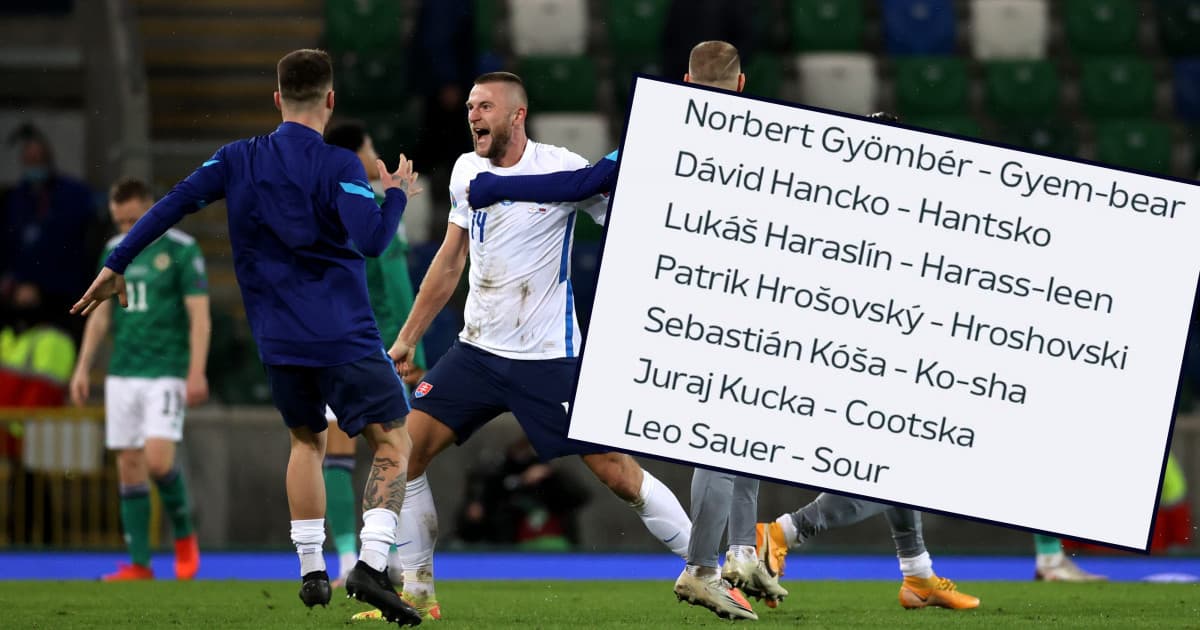 UEFA vydala odporúčania na čítanie mien futbalistov. Škriniar je výborný!