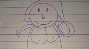 Dievčatko nakreslilo svoju mamu v sprche. Jej vtipný obrázok má takmer 50-tisíc zdieľaní