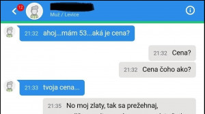 Tí dnešní muži sú na internete stále odvážnejší. Tohto si Jarmila podala
