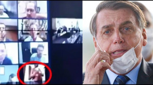 Vo videohovore brazílskeho prezidenta sa náhodou objavil nahý chlapík